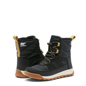 Kids' Whitney Ii Short Waterproof Insulated Boot In Black/ Gum- NWT size 12